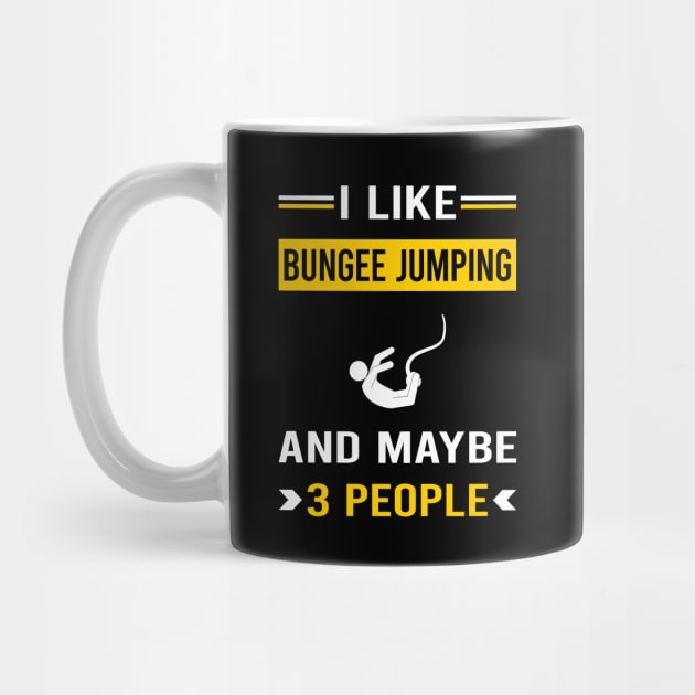 3 People Bungee Jumping Jump Jumper by Bourguignon Aror